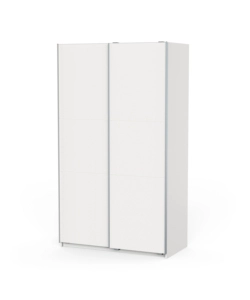 ARMADIO "GHOST" BIANCO CON ANTE SCORREVOLI, 116X59X203 CM